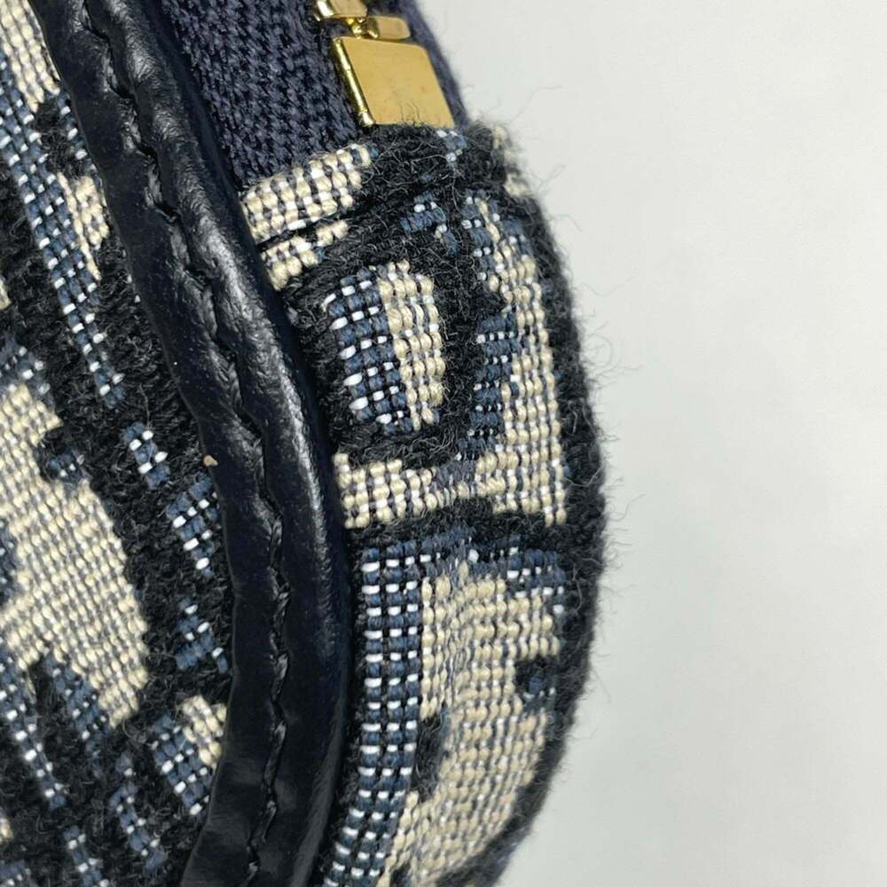 CHRISTIAN DIOR Blue Canvas Shoulder Bag - Picture 3 of 7